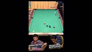 Francisco Bustamante 29 combo 😎💯🎱 to tie the score with Efren Reyes [upl. by Semyaj]