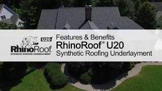 Product Guide RhinoRoof® U20 Synthetic Underlayment [upl. by Malamut]