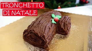 TRONCHETTO DI NATALE  La ricetta della Pasticciona Vegana [upl. by Notneb]