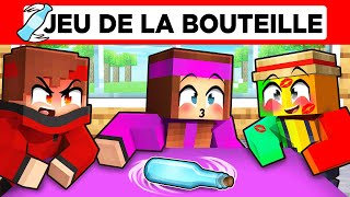 Le JEU de la BOUTEILLE sur Minecraft [upl. by Dnalyar]