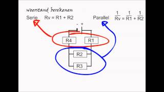 natuurkunde 3e klas elektriciteit 46 vervangingsweerstand [upl. by Ahselrac]