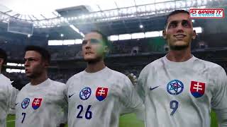 Estonia vs Slovakia  UEFA Nation League Qualifier  Full Match All Goals  Realistic PES Gameplay [upl. by Sosthenna]