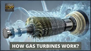 How Gas Turbines Work Detailed Video [upl. by Ahcatan]