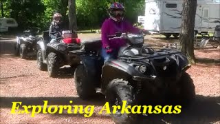 700 Grizzly amp Kodiak and sportsman 850 trail ridding Ozark national forest [upl. by Chester]