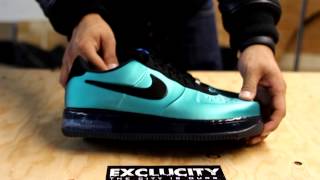 NIKE AIR FORCE 1 FOAMPOSITE LOW quotNEW GREENquot UNBOXING  EXCLUCITY [upl. by Artied886]