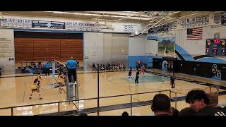 Jurupa Hills vs San Gorgonio Varsity 2nd Set 8 28 24 [upl. by Ruosnam]