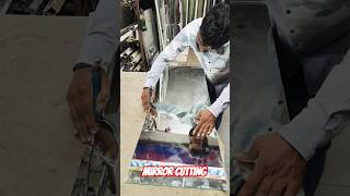 😱 How To Cut glass  glass Cutting At Paliwal glass House  viralshorts viralvideo shorts [upl. by Nnaharas]