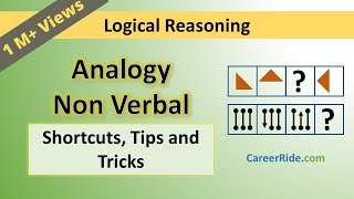 Non Verbal Analogy  Tricks amp Shortcuts for Placement tests Job Interviews amp Exams [upl. by Pryce]