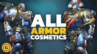 Every Armor Cosmetic In Warhammer 40K Space Marine 2 [upl. by Lenard240]