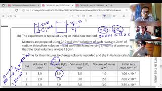 Edexcel Chemistry A2 Unit 4 May 2017 Paper Kinetics solved [upl. by Ardried]