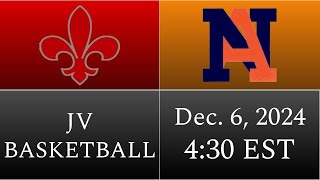 JV Basketball Norfolk Academy at St Christophers 2024 [upl. by Nevar]