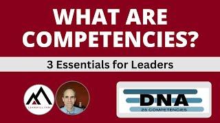 What are competencies 3 essentials for leaders [upl. by Neih]