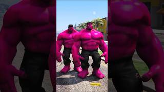 Hulk And Robot Hulk Fight Against 2 Pink Hulk 😱 shorts [upl. by Kosaka]