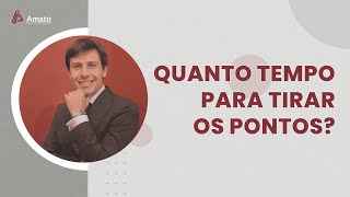 Tempo ideal para retirar os pontos Descubra o segredo [upl. by Gradey]