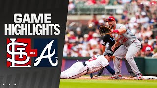 Cardinals vs Braves Game Highlights 72024  MLB Highlights [upl. by Ailema85]