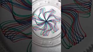 Four colour combination spiro whoole handwork for kids 😘😘shorts handwork drawing art trending [upl. by Elleoj]