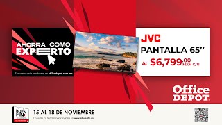 Pantalla JVC Smart Roku Frameless 65” a 679900 MXN cu [upl. by Buckden308]