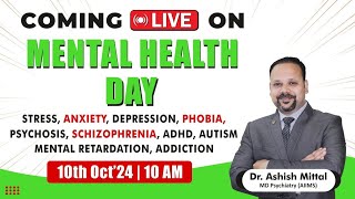 Live Discussion on World Mental Health Day 10 Oct  Anxiety Depression Schizophrenia Bipolar [upl. by Demott344]