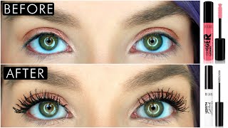 NEW Milani Lash Extension Fiber Mascara Review  Demo  LeighAnnSays [upl. by Sasnett]