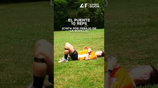 3 ejercicios de FUERZA para FUTBOLISTAS con Bandas Elásticas 🔥 Ejercicios de calentamiento shorts [upl. by Primavera]