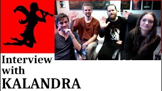 KALANDRA Interview quotWe´re still very much a DIY bandquot August 30 2024 by Nightshade TV [upl. by Acinnor]