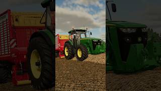 John deere 8400r zber slamy [upl. by Kinchen]