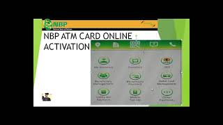 NBP ATM Card Activation Online National bank ka ATM card kesy Active kry Referral Code is 19108 [upl. by Mohandas443]