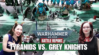 Tyranids vs Grey Knights Warhammer 40K Battle Report [upl. by Nagah405]