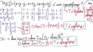 Checando que uma transformação linear é isomorfismo [upl. by Meirrak]