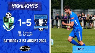 Birtley Town 1 Dunston UTS 5  Emirates FA Cup First Round Qualifying Highlights [upl. by Tnecnivleahcim]