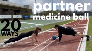 20 Partner Exercises with Medicine ball  Bootcamp Ideas for Personal Trainers [upl. by Higginbotham]