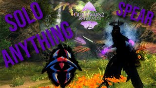 BEST SOLO Build in GW2 Janthir Wilds  Spear Vindicator Build Guide [upl. by Oijres]