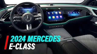 2024 Mercedes EClass Interior Is One Giant Screen For Media Consumption [upl. by Leif167]