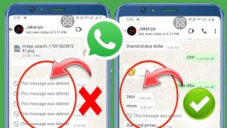 Hoe je verwijderde berichten op WhatsApp kunt terughalen eenvoudige methoden onthuld [upl. by Ennaillek978]