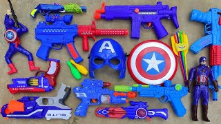 Collecting 7 Sniper Rifles AK47 GUN NERF GUN NERF SNIPER RIFLE M16 GUN NERF MEGA DUAL STRIKE MP5 GUN [upl. by Elinet]