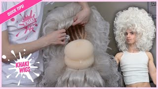 How to Double stack your drag wigs Drag queen wig styling tutorial [upl. by Llebyram286]