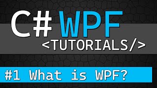 C WPF Tutorial 1  What is WPF [upl. by Halyhs]