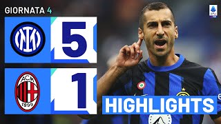 InterMilan 51  L’Inter domina il Derby della Madonnina Gol e Highlights  Serie A TIM 202324 [upl. by Enelyt]