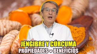 ❤️ CURCUMA 👍 y JENGIBRE ✅ PROPIEDADES y BENEFICIOS [upl. by Cr891]