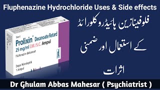 Group of Fluphenazine Hydrochloride uses and side effects in UrduHindi  Dr Ghulam Abbas Mahessar [upl. by Fernas514]