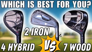 7 Wood or 4 Hybrid Which Should You Play OR 2 IRON GC Quad Comparison [upl. by Iaverne]