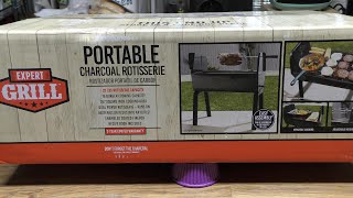 Expert Grill Portable Charcoal Rotisserie [upl. by Dermott]