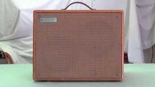 1955 Magnatone Melodier Deluxe Model 109 Guitar Amplifier [upl. by Nnayelhsa901]