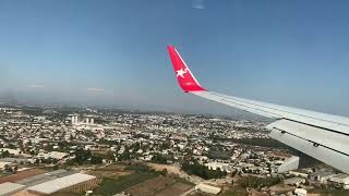 Corendon Airlines Boeing 737800 Landing At Antalya Runway 18C [upl. by Anatole]