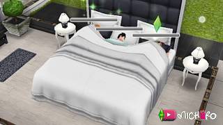 Sims Freeplay 🌸 Cómo Dormir Infante con los padres en la misma cama 😍 [upl. by Malony]