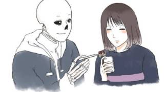 Undertale comic  Sans x Frisk [upl. by Barbaresi]