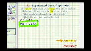 Exponential Decay App yabt  Find Initial Amount Given Half Life [upl. by Anelrihs69]