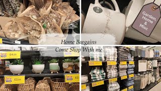 HOME BARGAINS COME SHOP WITH ME 2024  Whats New In Fathers Day Seasonal Home amp Garden [upl. by Refinnej]