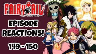 FAIRY TAIL EPISODE REACTIONS Fairy Tail Episodes 149150 [upl. by Annayat]