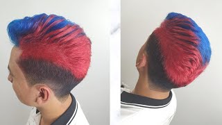 COMO HACER UN COLOR DE CABELLO PARA HOMBRE  LEONARDO RAMIREZ [upl. by Amaerd]